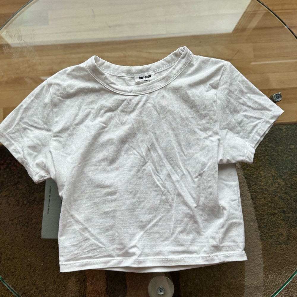 Cotton on baby tee white